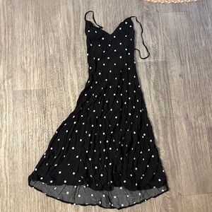 Sezane Polka Dot Midi Dress